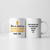 Thumbnail 6 - Personalised Awesome Boyfriend Mug