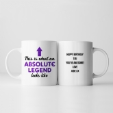 Thumbnail 7 - Personalised Absolute Legend Mug