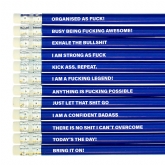 Thumbnail 3 - Motivated as Fuck - Boxed Pencil Sets