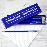 Thumbnail 5 - Motivated as Fuck - Boxed Pencil Sets