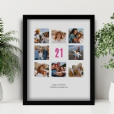 Thumbnail 1 - Personalised 21st Birthday Photo Prints
