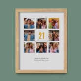 Thumbnail 5 - Personalised 21st Birthday Photo Prints