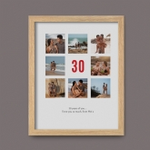 Thumbnail 8 - Personalised 30th Birthday Photo Prints