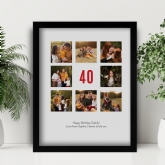 Thumbnail 1 - Personalised 40th Birthday Photo Prints