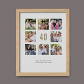 Thumbnail 8 - Personalised 40th Birthday Photo Prints