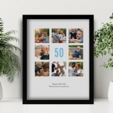 Thumbnail 1 - Personalised 50th Birthday Photo Prints