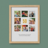 Thumbnail 3 - Personalised 50th Birthday Photo Prints