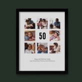 Thumbnail 4 - Personalised 50th Birthday Photo Prints