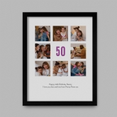 Thumbnail 5 - Personalised 50th Birthday Photo Prints