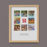 Thumbnail 6 - Personalised 50th Birthday Photo Prints