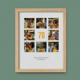 Thumbnail 5 - Personalised 70th Birthday Photo Prints