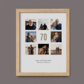 Thumbnail 8 - Personalised 70th Birthday Photo Prints
