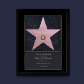 Thumbnail 4 - Personalised Walk of Stars Print (Black Frame)