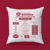 Thumbnail 10 - Personalised The Day You Were Born - 60th Birthday Cushion