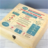 Thumbnail 1 - Personalised The Day You Were Born - 50th Birthday Keepsake Box