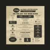 Thumbnail 6 - Personalised The Day You Were Born - 80th Birthday Keepsake Box