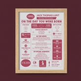 Thumbnail 6 - Framed Personalised The Day You Were Born Print
