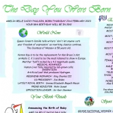 Thumbnail 2 - New Baby Personalised The Day You Were Born Framed Print