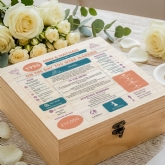 Thumbnail 1 - Personalised (30th) Wedding Anniversary (Pearl) - Day You Were Married Chart Keepsake Box