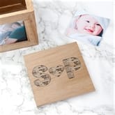 Thumbnail 3 - Personalised Couple's Letter Wooden Photo Box
