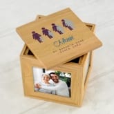 Thumbnail 1 - Personalised By My Side Wooden Photo Box