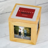Thumbnail 1 - Personalised Roman Numeral Wooden Photo Box