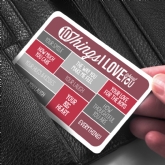 Thumbnail 1 - 10 Things I Love About You Personalised Wallet Insert