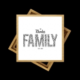 Thumbnail 9 - Personalised Family Name Photo Cube