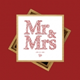 Thumbnail 7 - Personalised Mr and Mrs Photo Cube