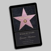 Thumbnail 2 - Personalised Walk of Stars Purse/Wallet Insert