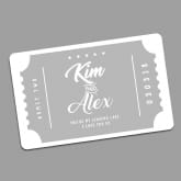 Thumbnail 2 - Personalised Cinema Ticket Wallet Insert | Find Me A Gift