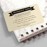 Thumbnail 1 - Personalised Friendship Perks Wallet/Purse Insert