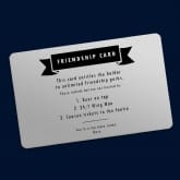 Thumbnail 6 - Personalised Friendship Perks Wallet/Purse Insert