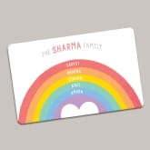 Thumbnail 4 - Personalised Rainbow Family Wallet/Purse Insert
