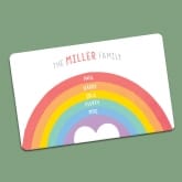 Thumbnail 5 - Personalised Rainbow Family Wallet/Purse Insert