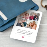 Thumbnail 1 - Personalised Photo Celebration Wallet/Purse Insert