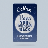 Thumbnail 7 - Personalised Love You to the Moon and Back Wallet/Purse Insert