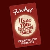 Thumbnail 5 - Personalised Love You to the Moon and Back Wallet/Purse Insert