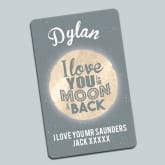 Thumbnail 7 - Personalised Love You to the Moon and Back Wallet/Purse Insert
