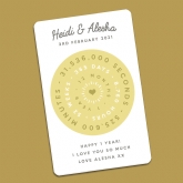 Thumbnail 5 - Personalised Anniversary Clock Wallet/Purse Insert