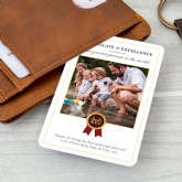 Thumbnail 1 - Personalised Certificate of Excellence Wallet/Purse Inserts