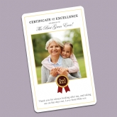 Thumbnail 9 - Personalised Certificate of Excellence Wallet/Purse Inserts
