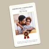 Thumbnail 3 - Personalised Certificate of Excellence Wallet/Purse Inserts