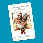 Thumbnail 6 - Personalised Certificate of Excellence Wallet/Purse Inserts