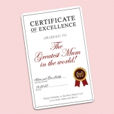 Thumbnail 7 - Personalised Certificate of Excellence Wallet/Purse Inserts