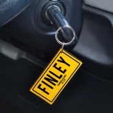 Thumbnail 1 - Registration Plate Personalised Name Keyring