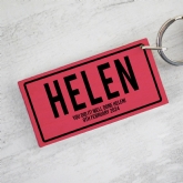 Thumbnail 3 - Registration Plate Personalised Name Keyring