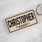 Thumbnail 5 - Registration Plate Personalised Name Keyring