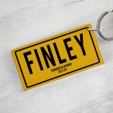 Thumbnail 6 - Registration Plate Personalised Name Keyring