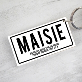 Thumbnail 7 - Registration Plate Personalised Name Keyring